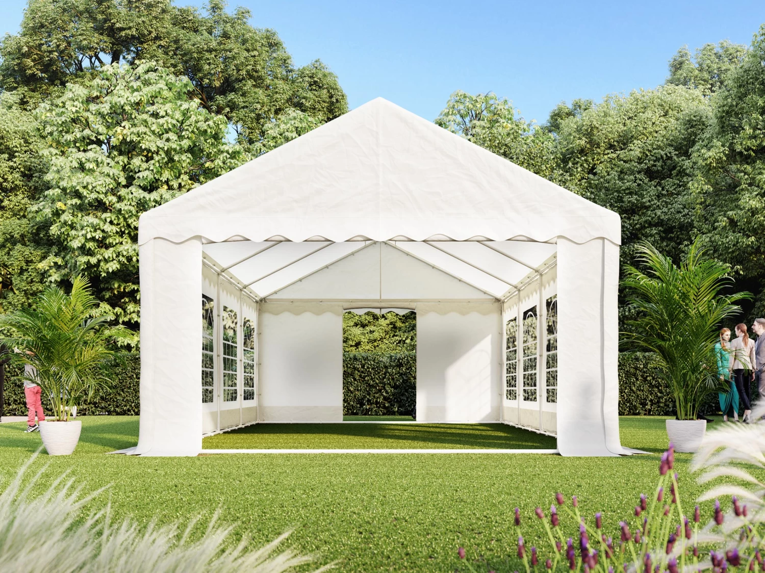 Great White Marquee 4m X 8m Heavy Duty PVC - Image 5