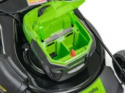 Greenworks 40V Mower & Scarifier 5.0Ah Pro Combo -Gardena Store 000bom 2506602 combo greenworks 40v pro mow scarify 5.0ah 4