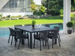 Keter Julie Double Table With 12 Elisa Chairs -Gardena Store 000bom 8711245150376 keter julie double table with 12 elisa chairs 3