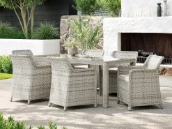 Brighton Rattan Outdoor Dining Set 6-Seater