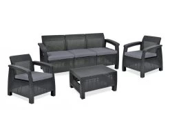 Keter Corfu Triple Outdoor Set -Gardena Store 000bom corfutriple keter corfu triple set 4