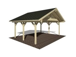 Wooden Patio Cover Robert 5.55m X 5.1m 15 Wooden Patio Cover Robert 5.55m X 5.1m -Gardena Store 000bom cp5637patio