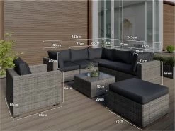 Kapiti Rattan Outdoor Suite #1