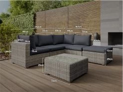 Kapiti Rattan Outdoor Suite #3