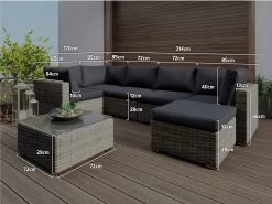 Kapiti Rattan Outdoor Suite #4