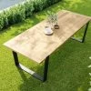 Pier Teak Outdoor Dining Table -Gardena Store 000bom pierdinset pier teak outdoor dining set 6 seater 2b