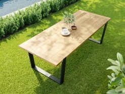 Pier Teak Outdoor Dining Table