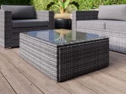 Sandpiper Rattan Outdoor Lounge Suite 3-Piece Dark