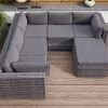 Sandpiper Rattan Outdoor Corner Suite Dark -Gardena Store 000bom sandpiper darkgrey 2b