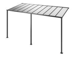 Wall Mounted Patio Cover 6m X 3m Ironsand