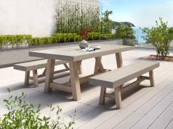 Tate Concrete Outdoor Bench Seat