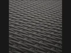 Trestle Dining Set Rattan Look 4-Seater -Gardena Store 000bom treset4 trestle dining set rattan look 4 seater 4