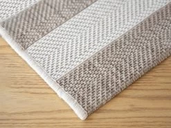 Signature Outdoor Rug Beige & Cream Stripe 160 X 230cm