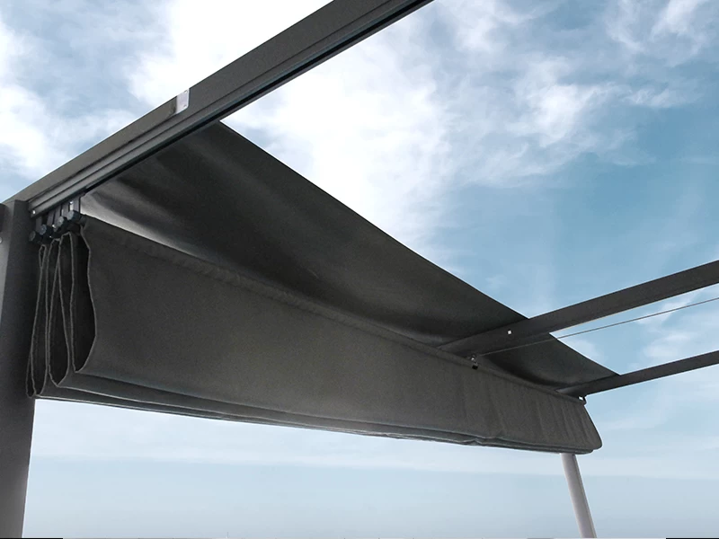 Freestanding Pergola With Retractable Canopy 3m X 4m 4 Freestanding Pergola With Retractable Canopy 3m X 4m - Image 2