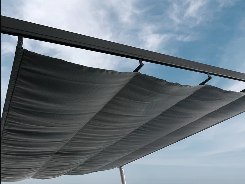 Freestanding Pergola With Retractable Canopy 3m X 4m 3 Freestanding Pergola With Retractable Canopy 3m X 4m