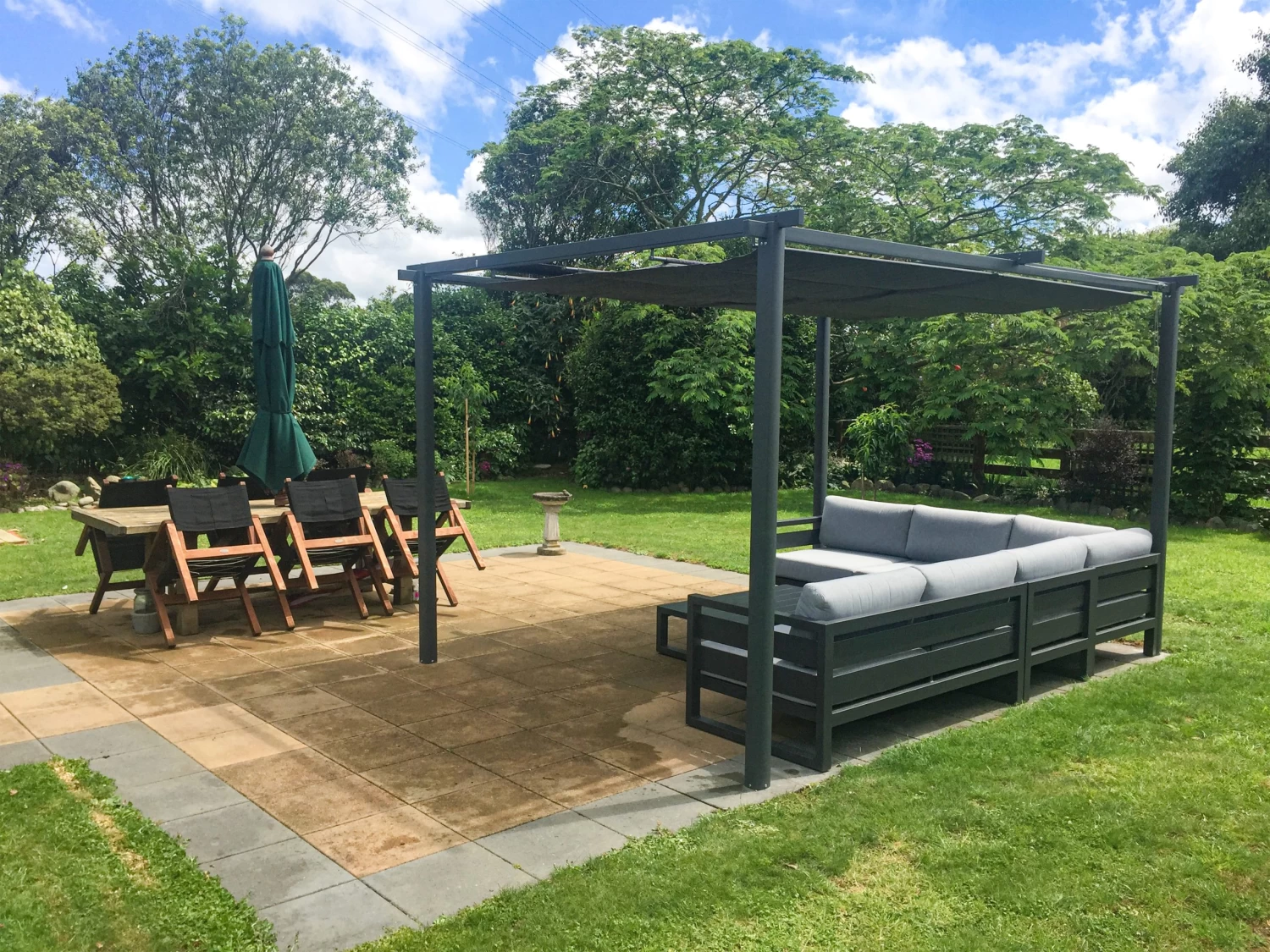 Freestanding Pergola With Retractable Canopy 3m X 4m 9 Freestanding Pergola With Retractable Canopy 3m X 4m - Image 7