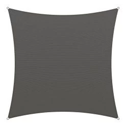 Shade Sail Square 5m X 5m Graphite -Gardena Store 127012 shade sail square 3.6m x 3.6m graphite 4