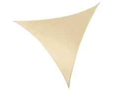 Shade Sail Triangular 3.6m X 3.6m X 3.6m Beige