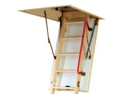 Attic Stairs Deluxe Wooden 2.4m - 2.7m