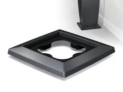 Lechuza Cubico 30 Coaster - Slate -Gardena Store 13427 lechuza cubico 30 coaster charcoal 1