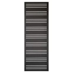 Strol SmartScreen Louvre Style Screen 600mm X 1800mm Black