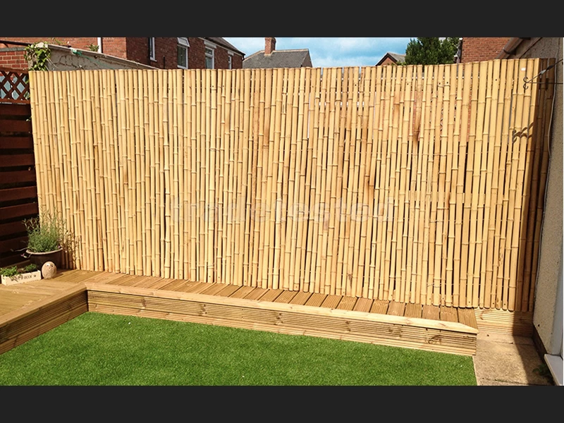 Bamboo Privacy Screen Fencing 2.4m X 1.8m Natural 4 Bamboo Privacy Screen Fencing 2.4m X 1.8m Natural - Image 2
