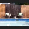 Bamboo Privacy Screen Fencing 2.4m X 1.8m Black -Gardena Store 143002 2b