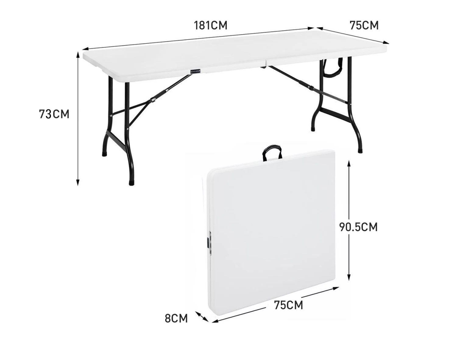 Folding Trestle Table 1.8m 9 Folding Trestle Table 1.8m - Image 7