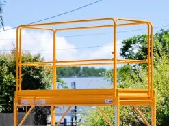 Mobile Scaffold Adjustable Guard Rail Set -Gardena Store 152004 mobile scaffold adjustable 1.8m insitu 2c