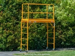 Mobile Scaffold Adjustable Guard Rail Set -Gardena Store 152004 mobile scaffold adjustable 1.8m insitu 3b 1