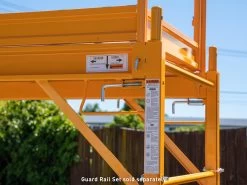 Mobile Scaffold Adjustable Guard Rail Set -Gardena Store 152004 mobile scaffold adjustable 1.8m insitu 8b