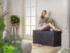 Keter Comfy Storage Box 270L -Gardena Store 17202436 keter comfy cushion box dark grey 5