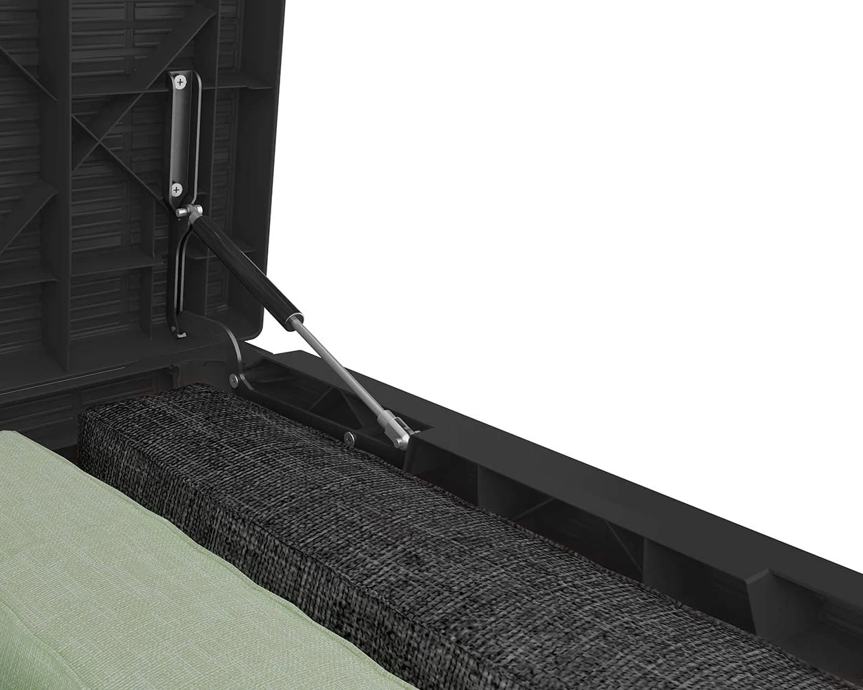 Keter Java Rattan Outdoor Storage Box 870L 5 Keter Java Rattan Outdoor Storage Box 870L - Image 3