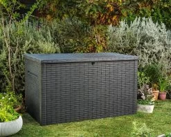 Keter Java Rattan Outdoor Storage Box 870L 17 Keter Java Rattan Outdoor Storage Box 870L -Gardena Store 17204486 keter java rattan outdoor storage box 870l 9