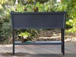 Keter Alfresco Raised Planter Bed 105L Charcoal -Gardena Store 17209689 keter alfresco raised planter bed 105l charcoal 7c