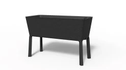 Keter Splendor Raised Planter Bed 120L Graphite 28 Keter Splendor Raised Planter Bed 120L Graphite -Gardena Store 17211629 keter raised planter bed 120l graphite 12