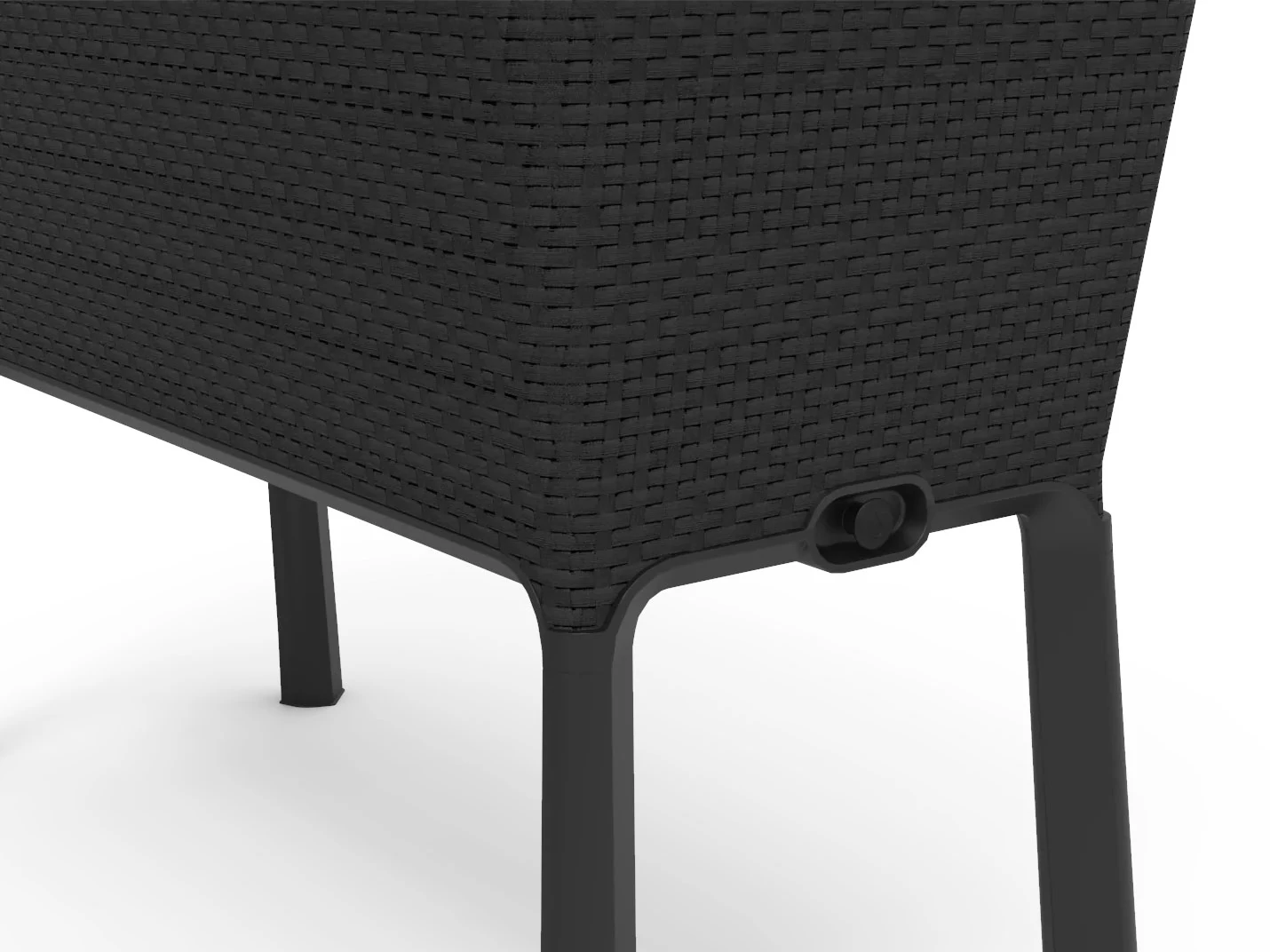 Keter Splendor Raised Planter Bed 120L Graphite 9 Keter Splendor Raised Planter Bed 120L Graphite - Image 7