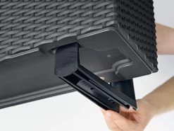 Lechuza Balconera Bracket Set - Black -Gardena Store 19033 lechuza balconera bracket set black 4