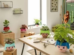 Lechuza Ojo Table Planter Ocean Blue 12 Lechuza Ojo Table Planter Ocean Blue -Gardena Store 19044 lechuza ojo table planter ocean blue 4