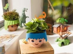 Lechuza Ojo Table Planter Ocean Blue 15 Lechuza Ojo Table Planter Ocean Blue -Gardena Store 19044 lechuza ojo table planter ocean blue 7