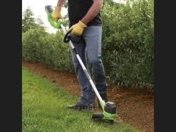 Greenworks Lawnmower 460mm + Line Trimmer 40V 5.0Ah Kit