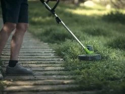 Greenworks Line Trimmer G-MAX 40V Li-Ion 2.0Ah Kit -Gardena Store 2101507 greenworks line trimmer g max 40v li ion b 6c 1