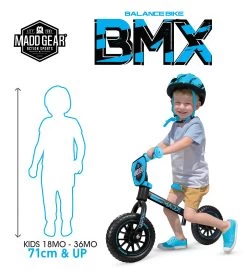 Madd Gear My 1st BMX Bike - Black/Blue