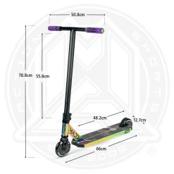 Madd Gear Madd Renegade Pro Kid's Scooter Neochrome -Gardena Store 211 745 mg renegade pro neochrome 06b 1
