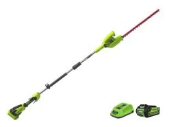 Greenworks Long Reach Hedge Trimmer G-MAX 40V 2.0Ah Kit 12 Greenworks Long Reach Hedge Trimmer G-MAX 40V 2.0Ah Kit -Gardena Store 2300407 greenworks long reach hedge trimmer g max 40v li ion b 1b