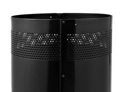 Public Rubbish Bin 205L Black -Gardena Store 240610 black public rubbish bin 205l black 5c