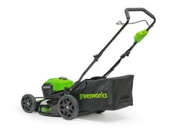 Greenworks Lawnmower 460mm + Line Trimmer 40V 5.0Ah Kit -Gardena Store 2502307 2510107au greenworks lawnmower g max li ion 40v 460mm brushless 5 1
