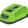 Greenworks G-MAX 40V Li-Ion Battery Charger -Gardena Store 2910907 greenworks g max 40v li ion battery charger 1b
