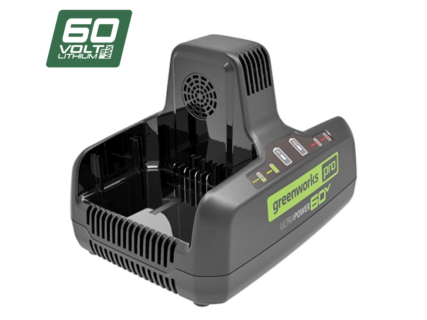 Greenworks 60V Battery Charger Dual Port 4 Greenworks 60V Battery Charger Dual Port - Image 2