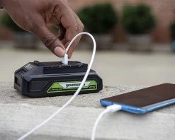 Greenworks 24V Garden Sprayer 15L 2.0Ah Kit -Gardena Store 2949702az greenworks 24v 2.0ah li ion battery 4